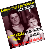 corn bread and feta cheese poster